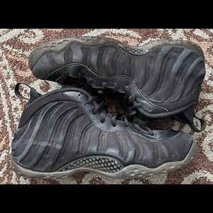 Nike Air Foamposite One Black Suede Men Size 12